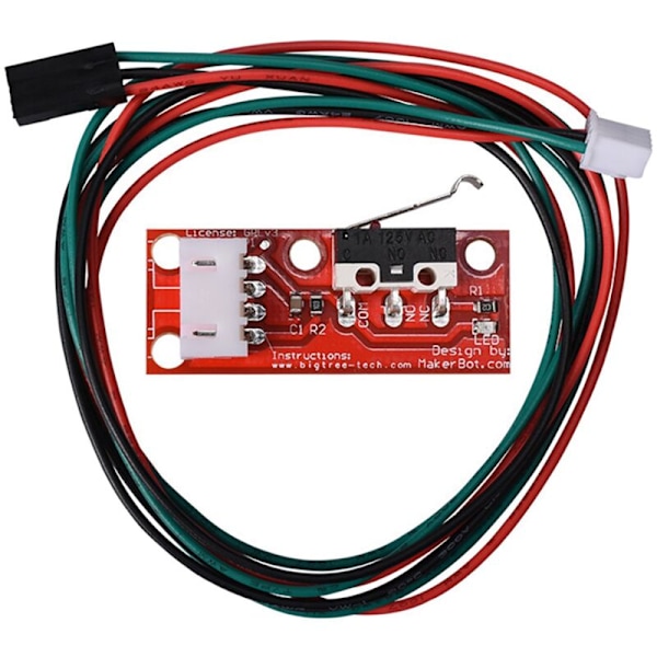 10 st 3D-skrivarmekaniska gränslägesbrytare med Ramps 1.4-kabel för R3