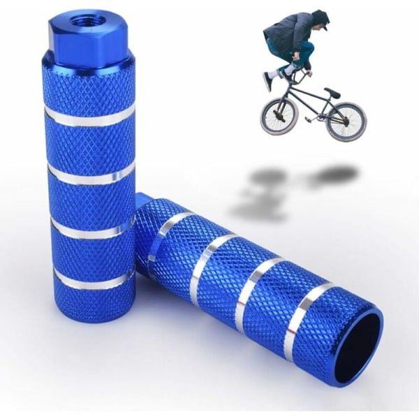 1 par 100 28mm cykelpløkker skridsikker aluminiumlegering, BMX-pløkker, cylindriske fodstøtter til BMX-cykler, cykelpedal, kraftig aluminiumlegering - til Bi