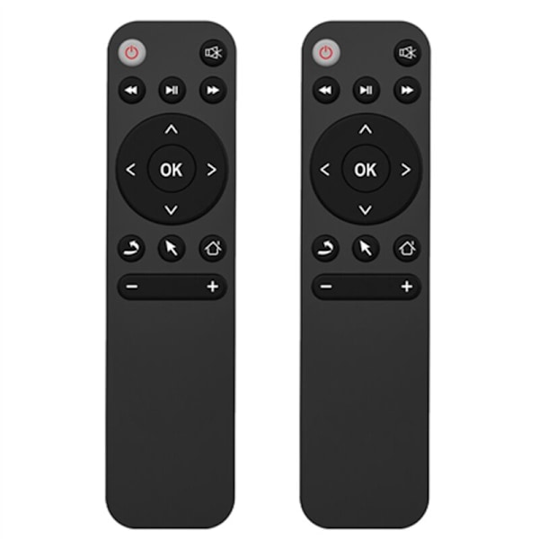 2X Bluetooth 5.2 Fjärrkontroll för Smart TV-box Telefon Dator PC Projektor Etc. BT5.2