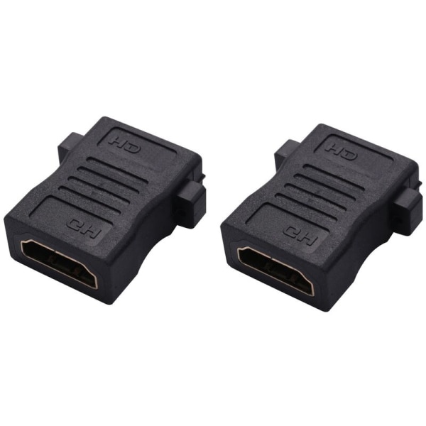 Hdmi 2-Port 1080P Veggmontert Plate Panel Socket Kobling Socket Deksel Hot