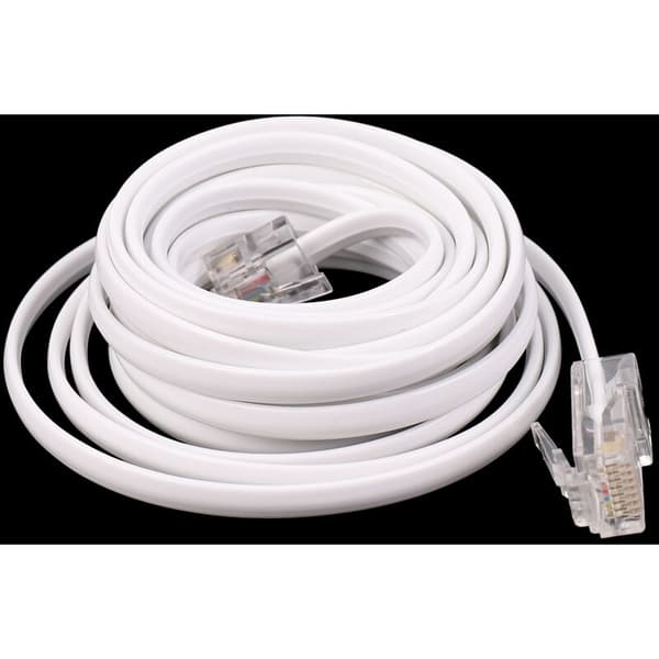 RJ11 6P4C til RJ45 8P4C modulær forlengelseskabel 3 meter