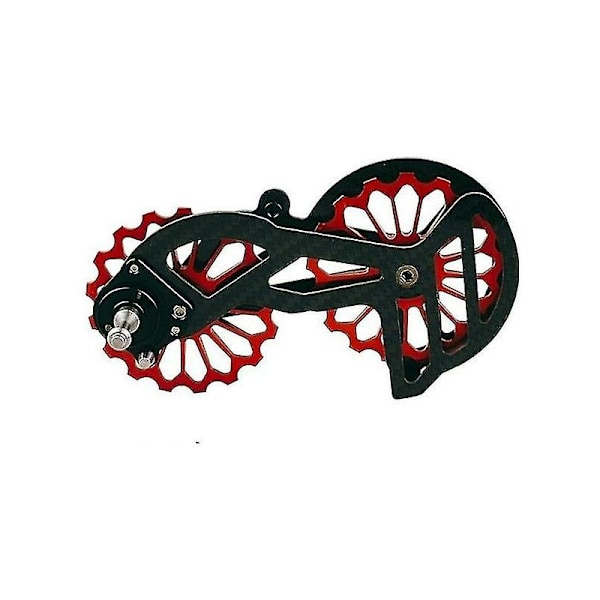 Maantiepyörän takavaihtaja SRAM Red10s 11s/rival 10s 11s/force 10s 11s hiilikuidulla 17t rullalla Punainen