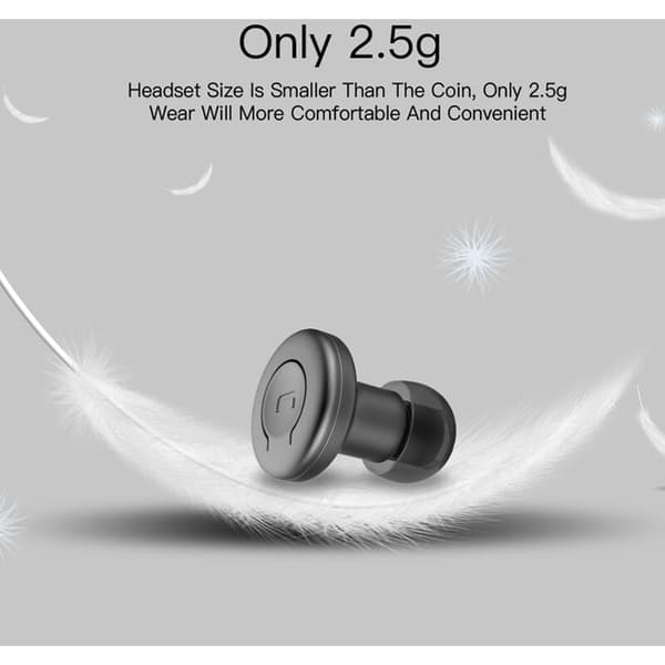 OVEVO Q15 Biloplader USB-interface Bluetooth Stereo Headset Besvar Opkald Til Telefon Mini Adapter
