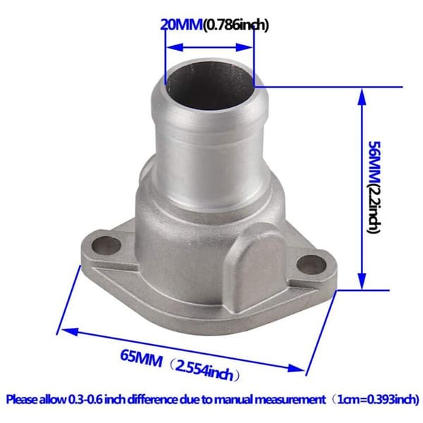 Radiator Kølevæske Slange Forbindelse Flange 026121 145E til Golf A6 Sæde J Etta B3 B4
