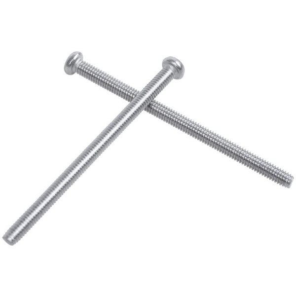 M2.5 x 40mm ruostumattomasta teräksestä 304 valmistettu pyöreä ruuvipultti, 60 kpl