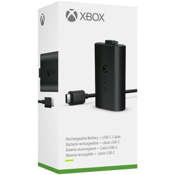 Xbox Play & Charge - Ladattava akku + USB-C-kaapeli - Xbox Series X/S