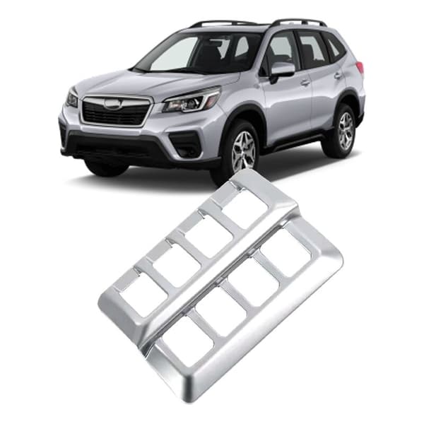 Til Forester 2019 1 stk. ABS mat korn forlygte justering switch dekoration dæksel interiør bil tilbehør