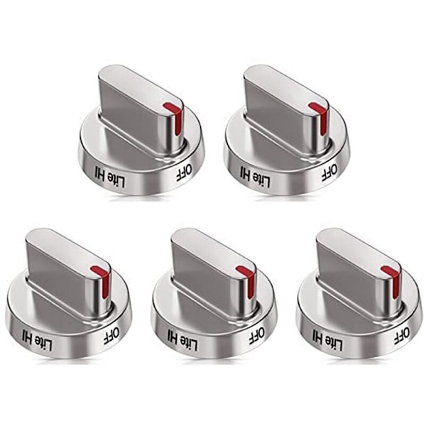 5PCS DG64-00472A Gaskomfyr Kontrollknapp Ovnskontrollknapp for Grill