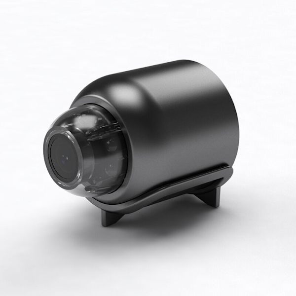 Mini IP Wifi 1080P HD Sovrumskamera 160 Grader Vidvinkel Nattseende 10 Meter Synkroniserad Audio-Visuell