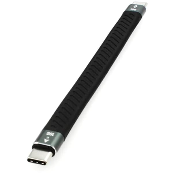 F90 PD 60W USB3.1-kabel 10 Gbps typ C till USB C USB C för Pro laddningsdatakabel, 9 cm