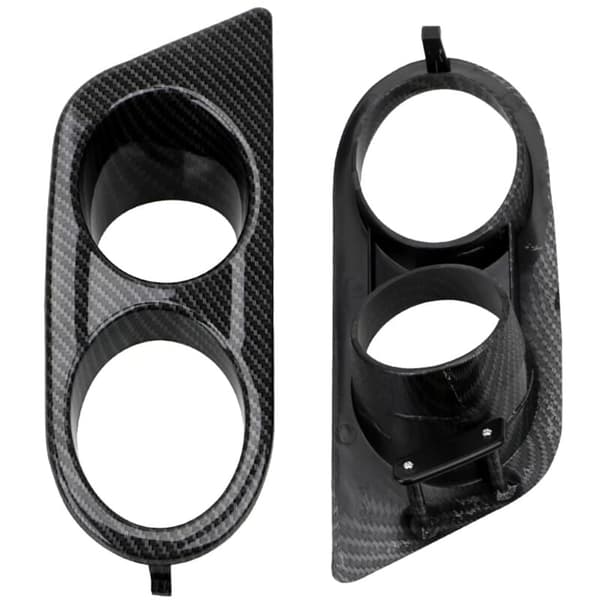 Dimljusram täckram Dubbla hål Dagsvarselljus Passar för 3-serie E46 M3 2001-2006