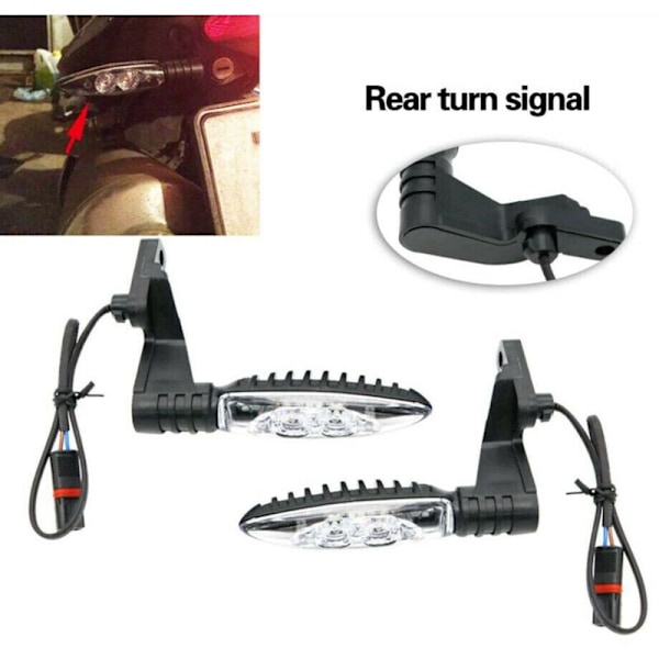 För - R1200GS Adv F650GS R1200R S1000R S1000RR F800GS K1300S G310R/GS Blinkers LED-indikatorer + Bak
