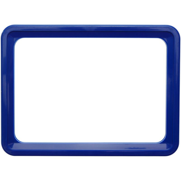 Ramme til skilte, markering og plakater, blå farve A6 størrelse 150x110mm