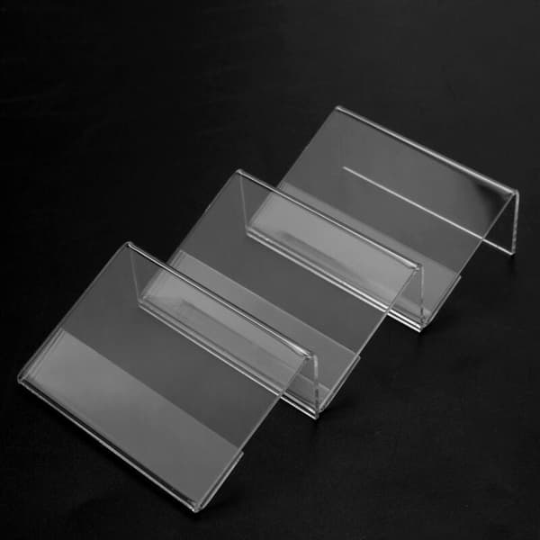 30 stk. Displayholder Priskortsholder Mini Etiket Disk Top 6 cm x 4 cm