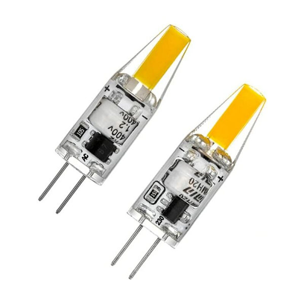 G4 LED 220V 3W 2700K varmvit 160LM, silikonlampor ersätter traditionella 30W halogenlampor, förpackning med 5 stycken