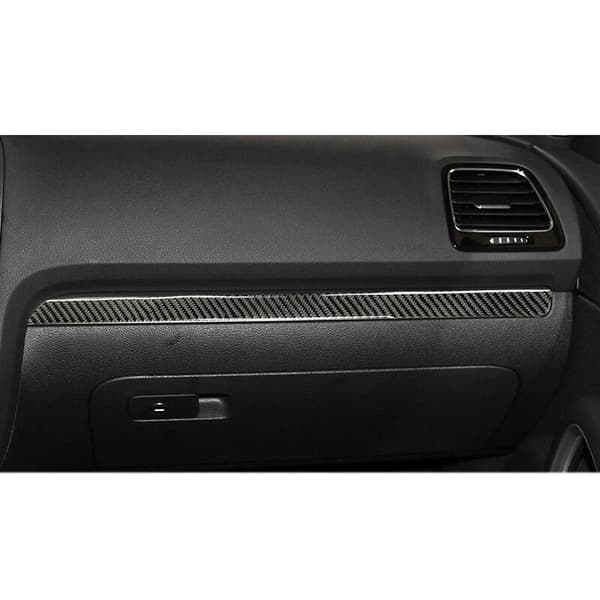 til - R RHD Tilbehør 2009-2016 Fiber Interiør Bil Dashboard Dekoration Strip