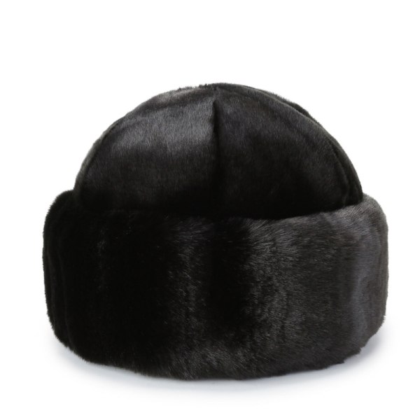 Vintervarme herre kuldesikre hatter for middelaldrende og eldre utendørs pels herre hatter eiers hatter hørselvern one-size-passer-alle