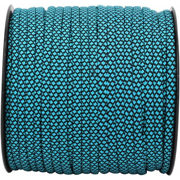Paracord-leirintäköysi, 7-ydinvahvistettu pelastusköysi telttojen sidontaan, 50m 4mm leirintäköysi