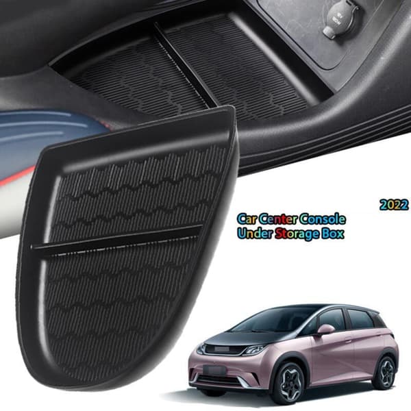 Til Atto 3 Yuan plus 2022-2023 Center Console Under-Storage Box Automotive Interior Tray Sort
