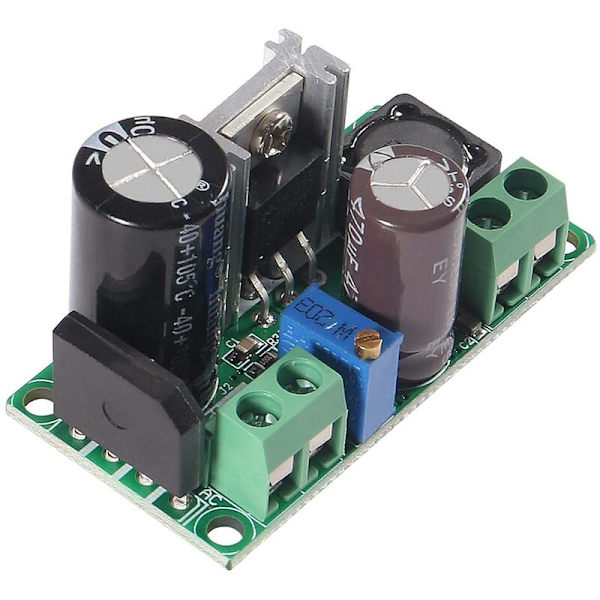 10 st AC/DC till DC steg-ner konverter AC 5-30V DC 5-48V 24V 36V 48V till DC 2.5-35V 12V spänningsregulator