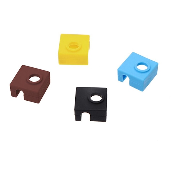 20 stk. 0,2/0,3/0,4/0,5 mm MK8-dyser 3D-printer varmeblok silikoneskal med DIY-værktøjer og ti gitterdeleboks