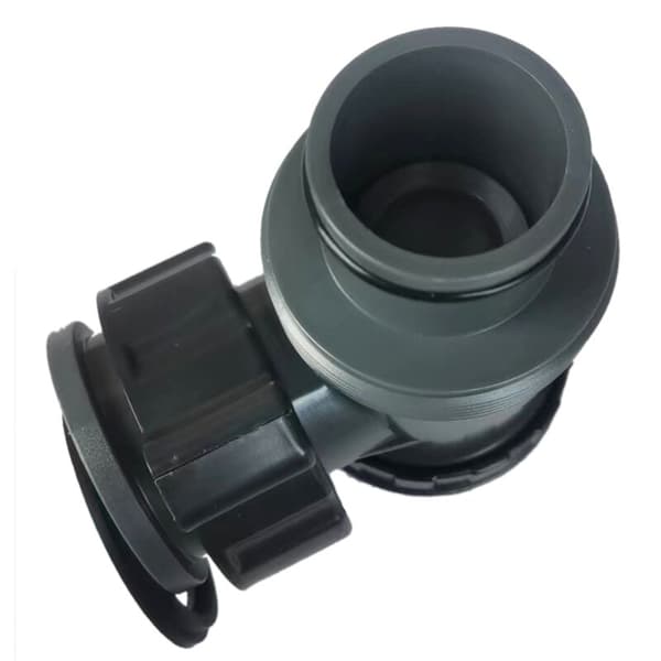 Reservedel stempelventil til swimmingpool, 2-1/2\" 38 gevindforbindelse, kompatibel med 1-1/2\" diameter rør