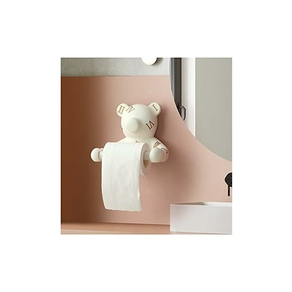Vægmonteret Tissue Box Holder Dekor Dyrehoved Status Rulle Tissue Papir Toiletpapir Holder til Vægindretning-