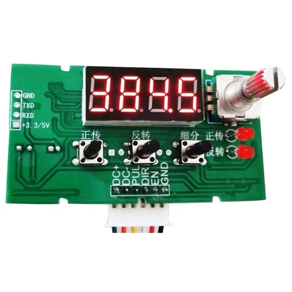 Justerbar Reversibel Hastighed ​​Rotationshastighed Display Stepper Motor Driver Controller Board