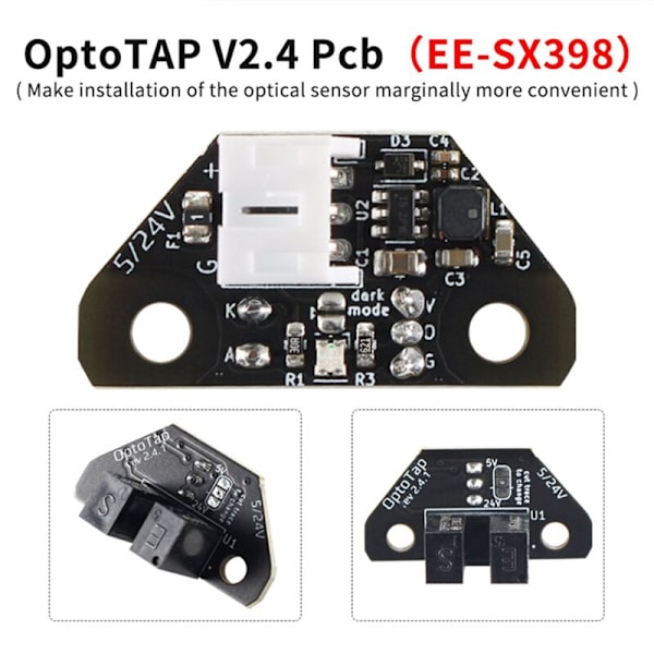 Til Voron Tap V2.4 OptoTap V2.4 PCB-sæt med RC8-printdele, der understøtter 5V/24V til Voron 2.4 Trident 3D-printer