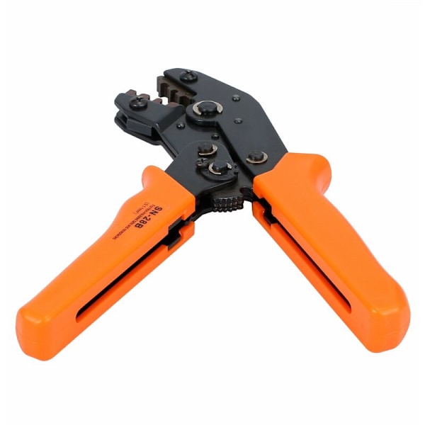 Dupont Krimptangsett med 1550 stk Dupont Hunn/Hann Isolerte Modulære Ratchet-kontakter 2.54mm 3.96mm 28-18 AWG 0.25-1.5mm²