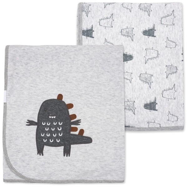 Bomulds Super Soft Sengetæppe Dobbelt-Deck -Born Swaddle Kuvert Tegneserie Spædbarn Barnevogn Wrap