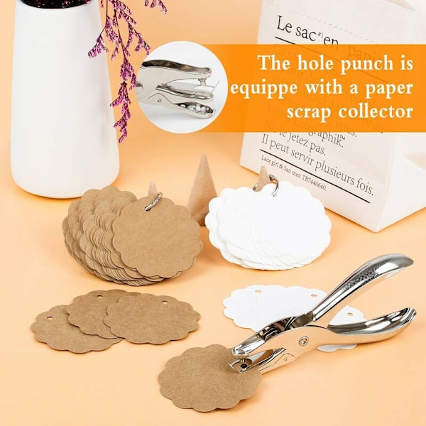 3MM Enhålsstans 4 st Stans Metallstansningstång Papper Stansningstång Enhålsstansningstång