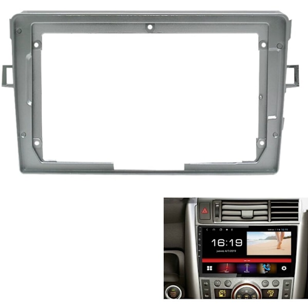 2Din Bilradio Fascia For Verso R20 2009-2018 DVD Stereo Rammeadapter Dash Installasjonsramme