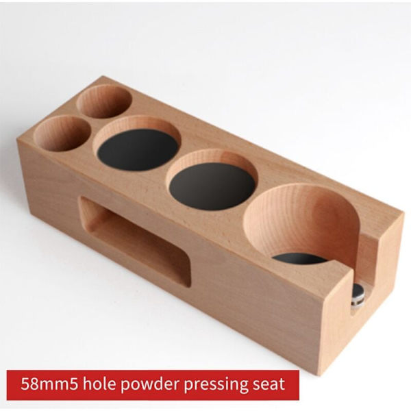 Kaffe Tamper Holder Espresso Fyllholder Base Tamping Matte Stasjon Holder for Barista Kaffe Tilbehør 58mm