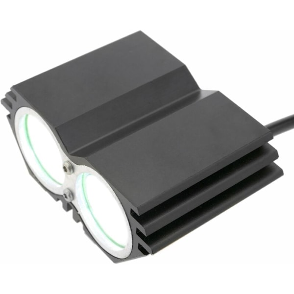 Front LED hode- og sykkellys med 8000 mAh batteri 2000 lumen 2 x T6 XLamp