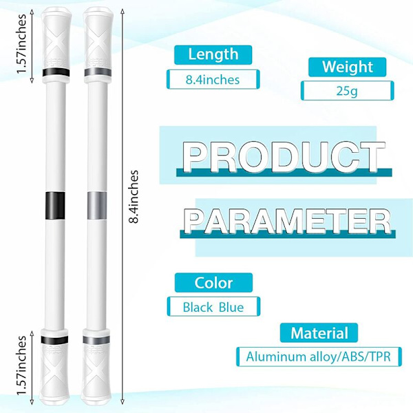 4 stk. Finger Spinning Pen Mod Gaming Spinning Rotating med Vægtet Kugle Finger Rotating Penne B