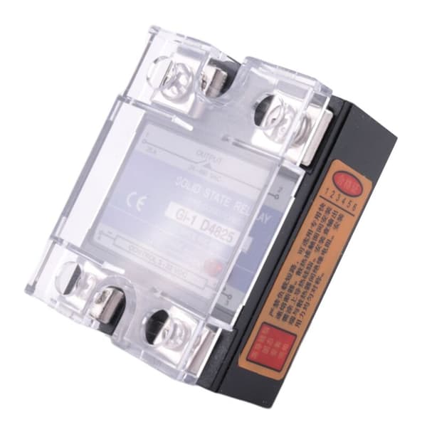 Enfas Solid State Relä 25A 3-32V DC till 24-480V AC AC Lastspänning -1 DC Styrning D4825