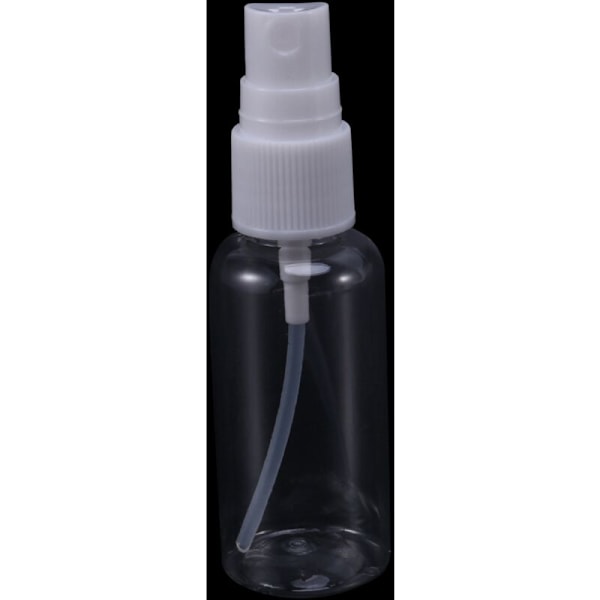 60 stk. 30 ml (1 oz) klare plastiksprayflasker, bærbare og genopladelige til rejser, rengøring, æteriske olier