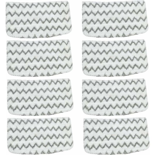 8 Packs Microfiber Replacement Pads for Shark Steam Mop S1001C S1000 S1000A S1000C S1000WM