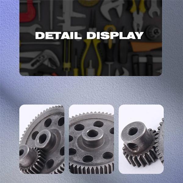 2 stk. serie (21T+64T) 11184 & 11181 Differensial metall hovedgir 64T motor gir 21T