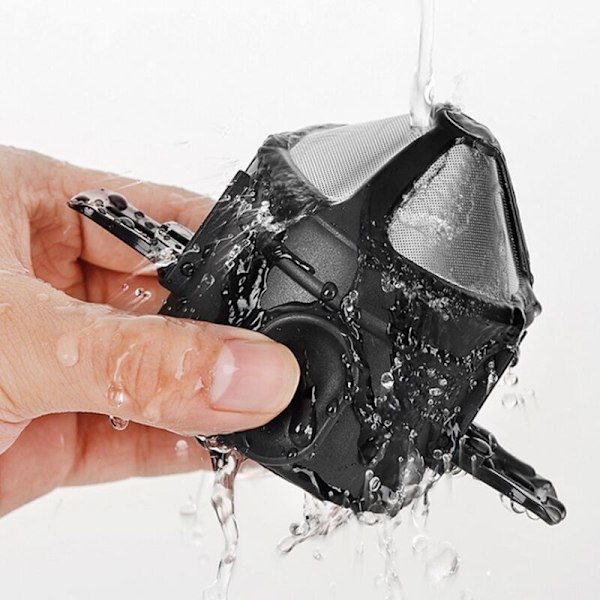 Rustfrit Stål Kaffemager Stativ Maskine Genanvendelig Foldbar Kaffe Filter til Køkken Husholdning, B