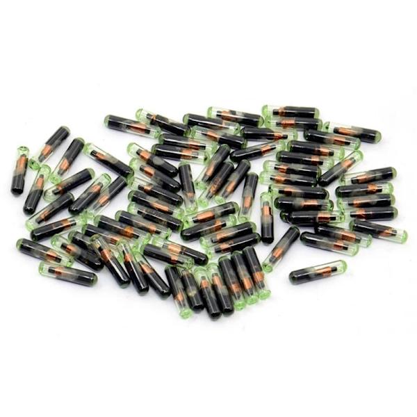 1 stk ID48 ID 48 fjernkontrollnøkkel glass transponder kryptobrikke ulåst kopi for Seat bil