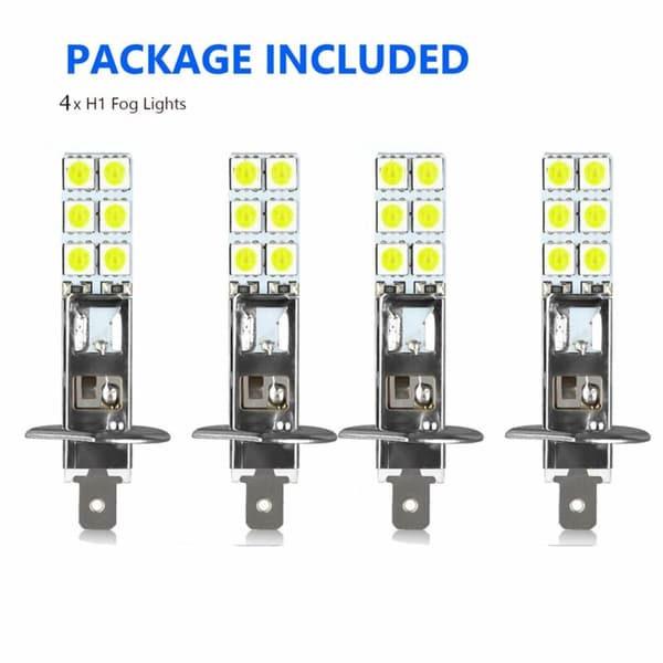 8 stk H1 6000K Super White 80W LED Hovedlyspærer Kit Tåkelys