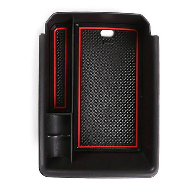 Til -Audi A3 2021 Biltilbehør Interiør Dekoration Central Armrest Organizer Opbevaringsboks Beholder