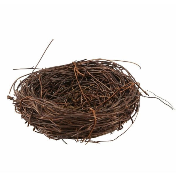 Handmade Vine Bird Nest Nature Craft Holiday For Photo Garden Decor