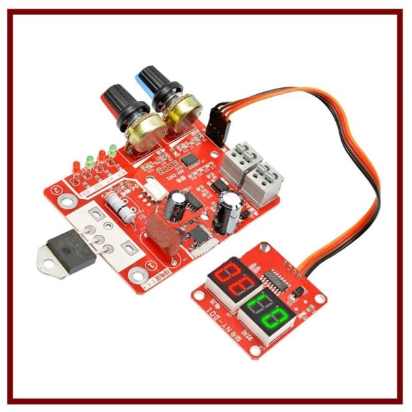 -D01 Digital Punktsveisemaskin Kontrollpanel Sveis Panel Deler Transformator Kontrollerkort AC 110V/220V (40A)