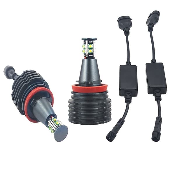 E92-A40 Forlygte Pære, 6000K LED Angel Eyes Canbus til E60 E61 E63 X5 E70 X6 E71 E90 E91 E92 E93 M3 E89 E82