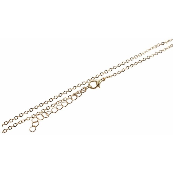 1 st kvinnors guldpläterade engelska bokstavs initial kedja nyckelben hänge mode halsband T