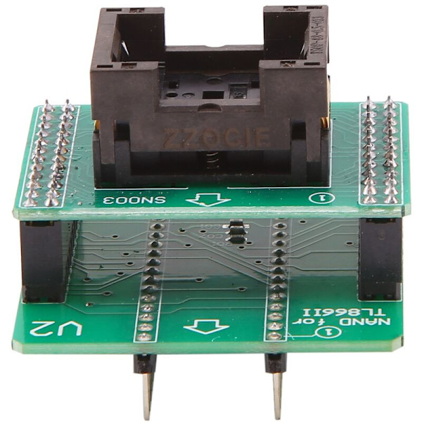 TSOP48 NAND NAND08 IC-sovitin/sovitinpesä vain TL866II plus NAND-flash-piiriohjelmoijalle Uusin KIINTEÄ V2