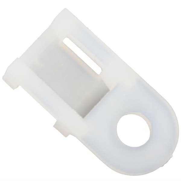 100 stk hvite kabelbindere i plast, 5 mm